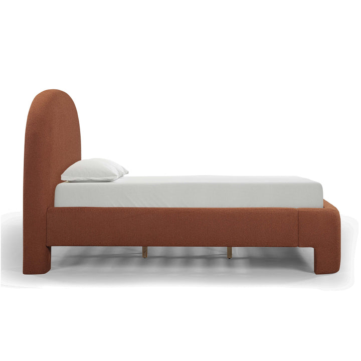 Orphea Autumn Red Performance Boucle Bed - King