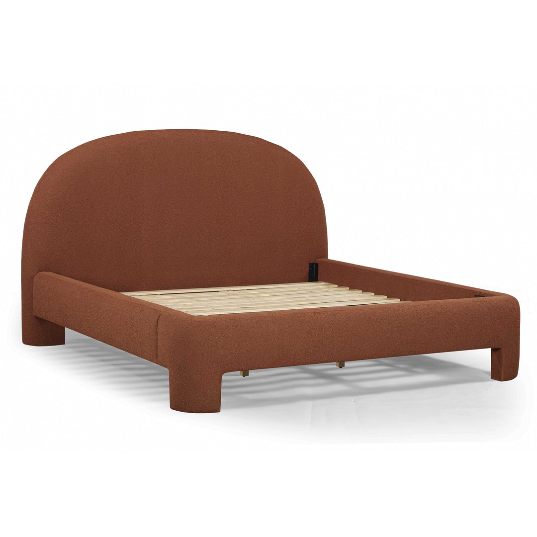 Orphea Autumn Red Performance Boucle Bed - King