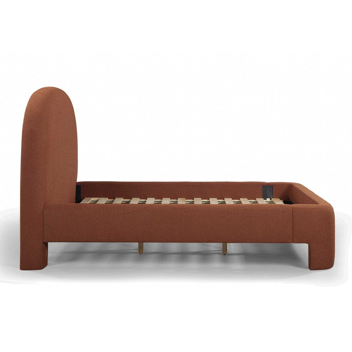 Orphea Autumn Red Performance Boucle Bed - King