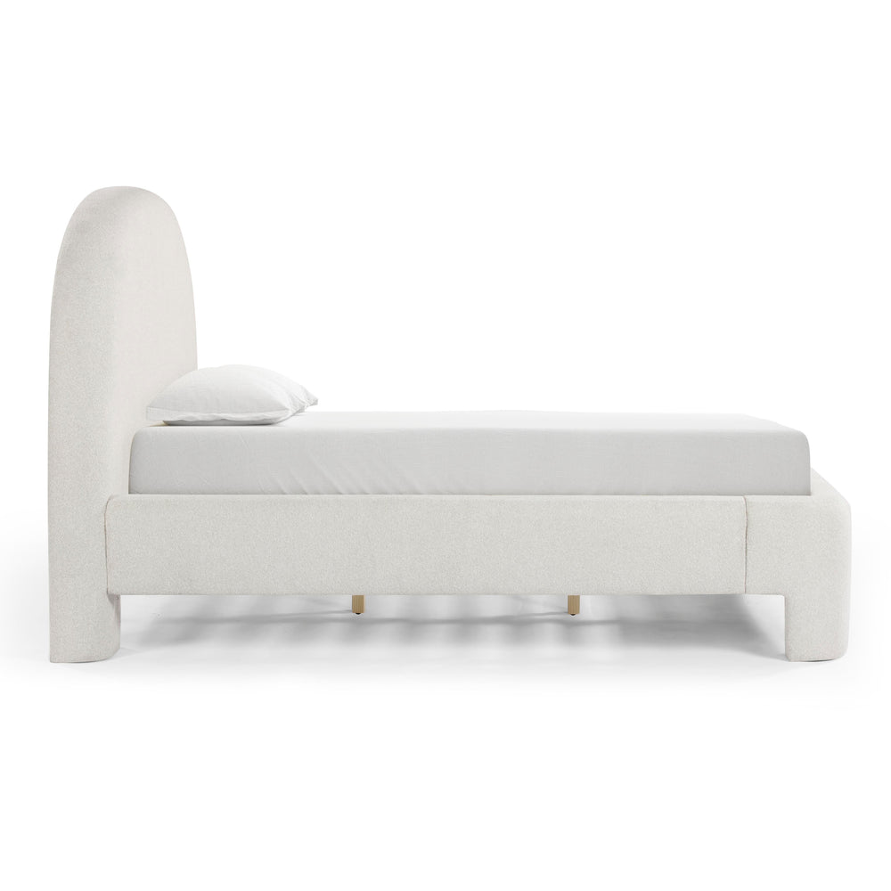 Orphea Off-White Performance Boucle Bed - King