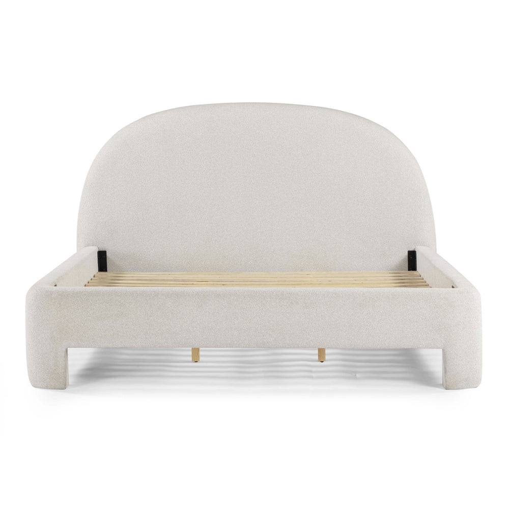 Orphea Off-White Performance Boucle Bed - King