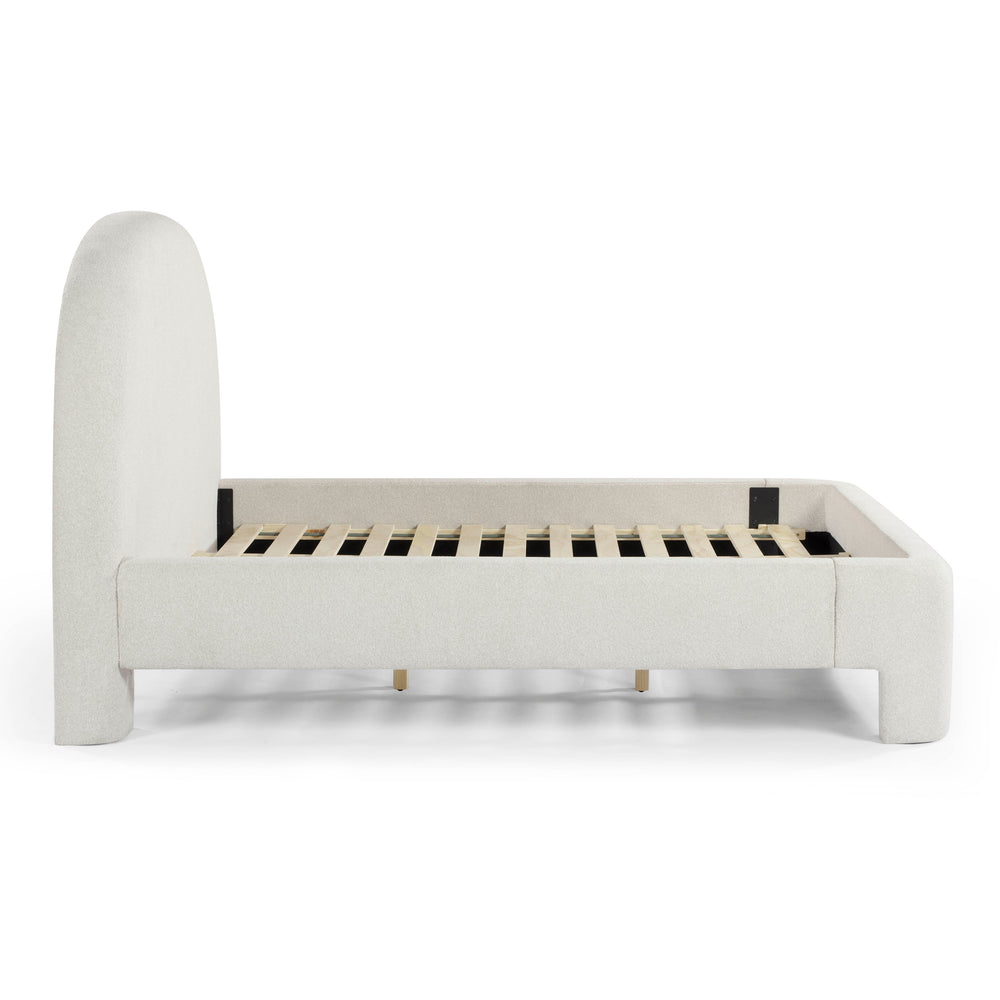 Orphea Off-White Performance Boucle Bed - King