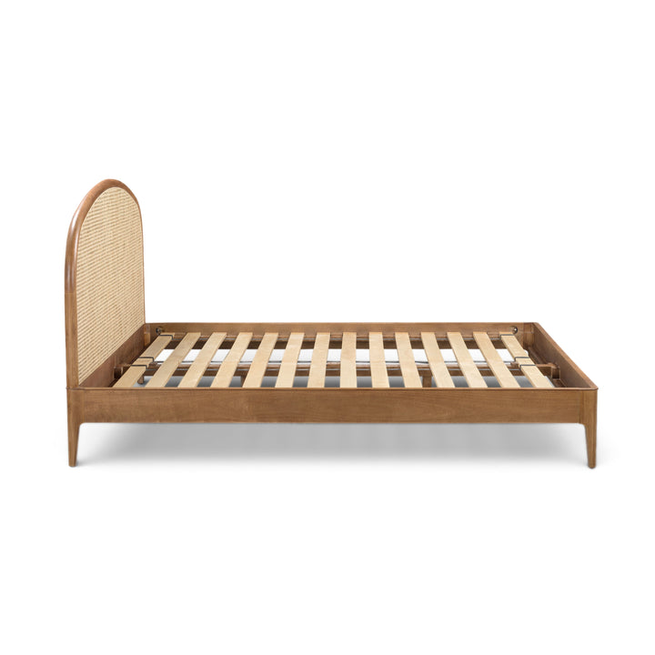Mico Pecan Natural Rattan Bed - King