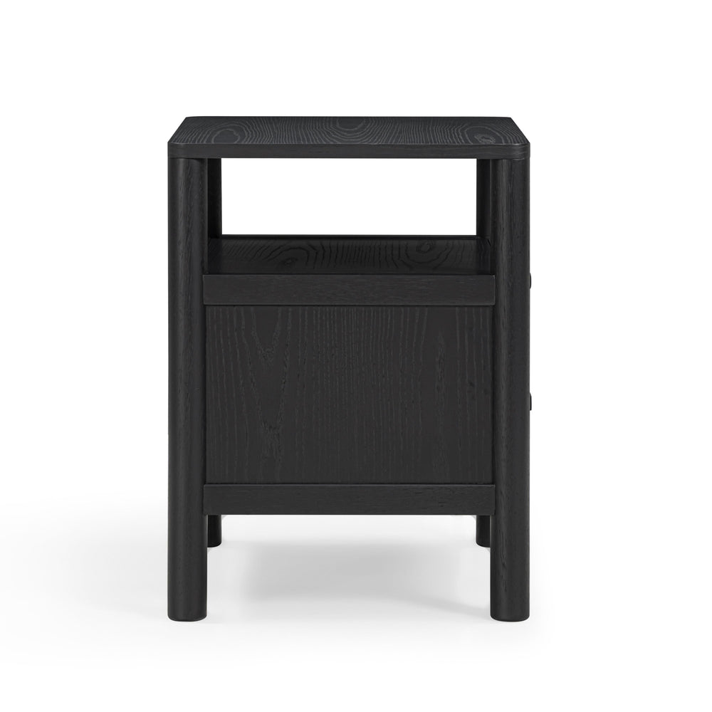 Tyra 22" Ash 2-Drawer Nightstand