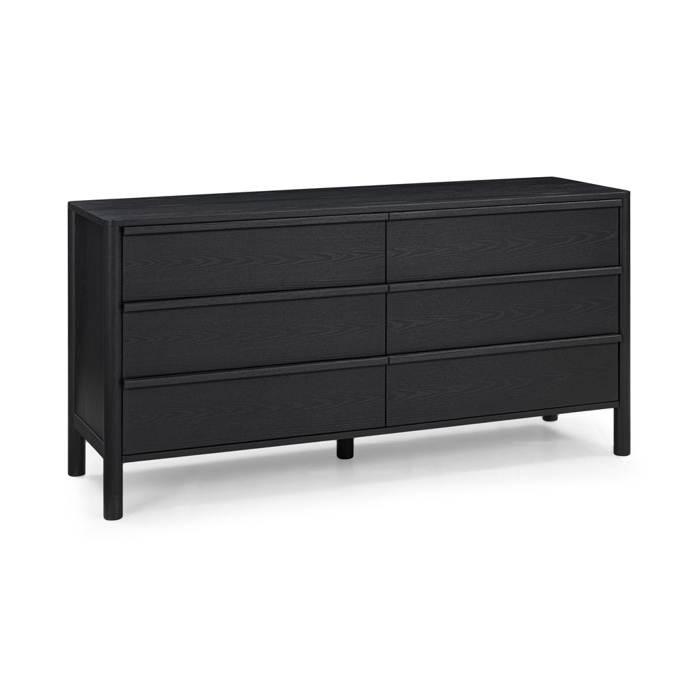 Tyra 62" Ash 6-Drawer Dresser