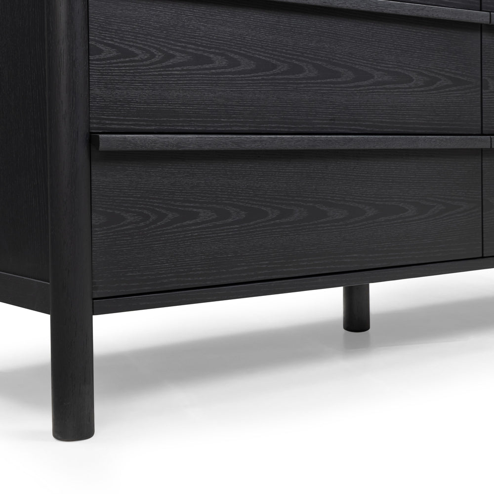 Tyra 62" Ash 6-Drawer Dresser
