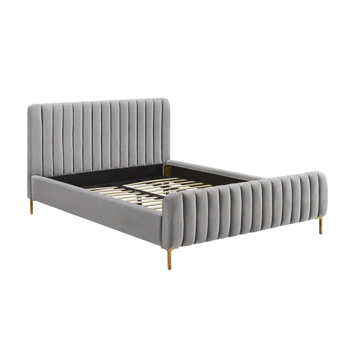 Angela Grey Performance Velvet Bed - Queen