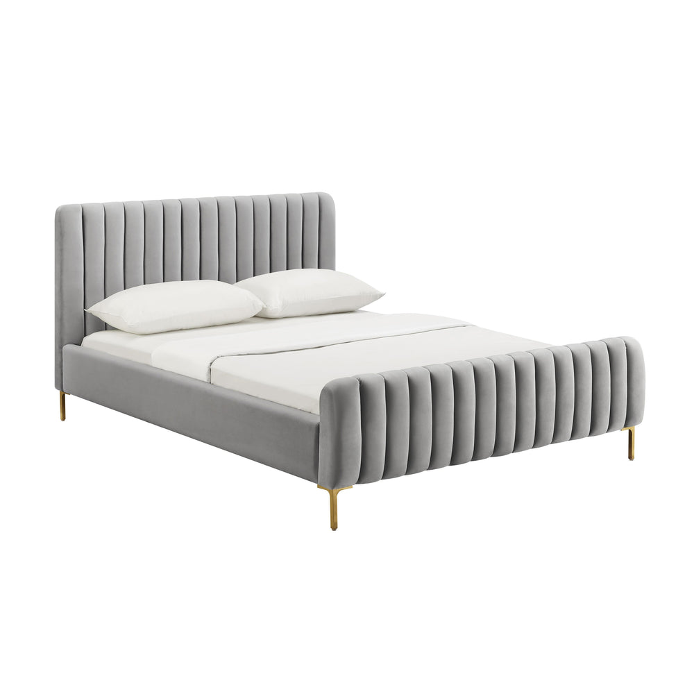 Angela Grey Performance Velvet Bed - Full