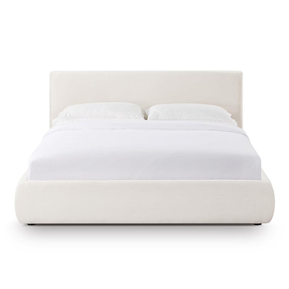 Isla Cream Upcycled Performance Linen Bed - Queen