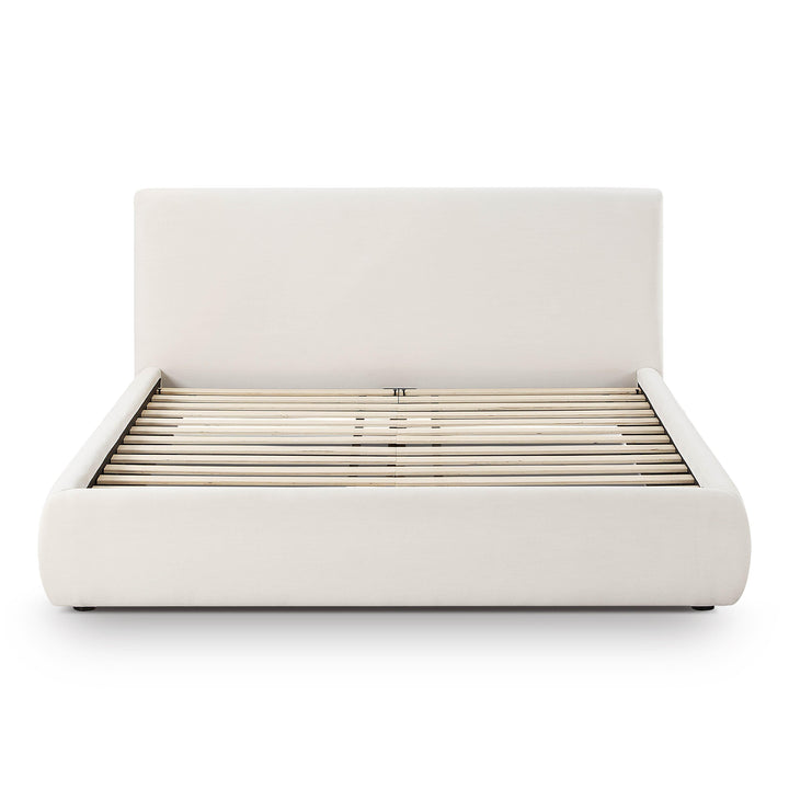 Isla Cream Upcycled Performance Linen Bed - Queen