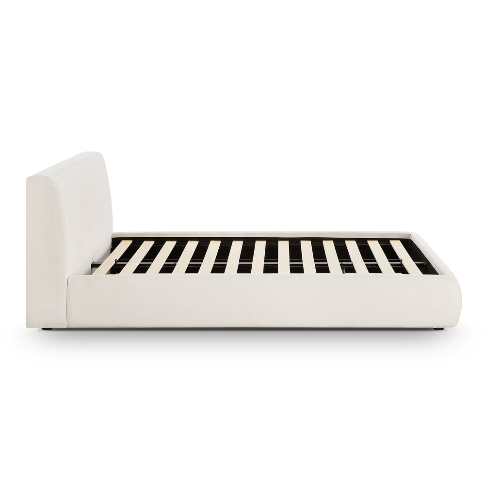 Isla Cream Upcycled Performance Linen Bed - Queen