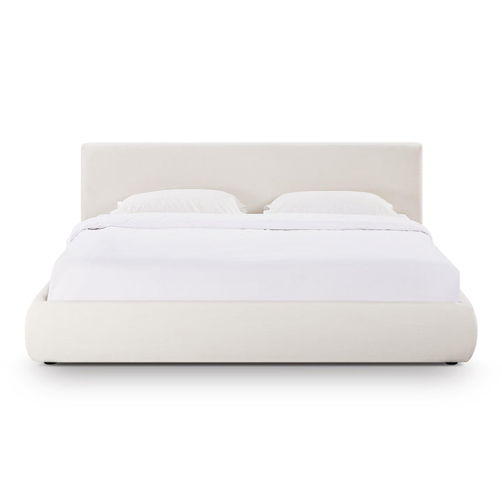 Isla Cream Upcycled Performance Linen Bed - King