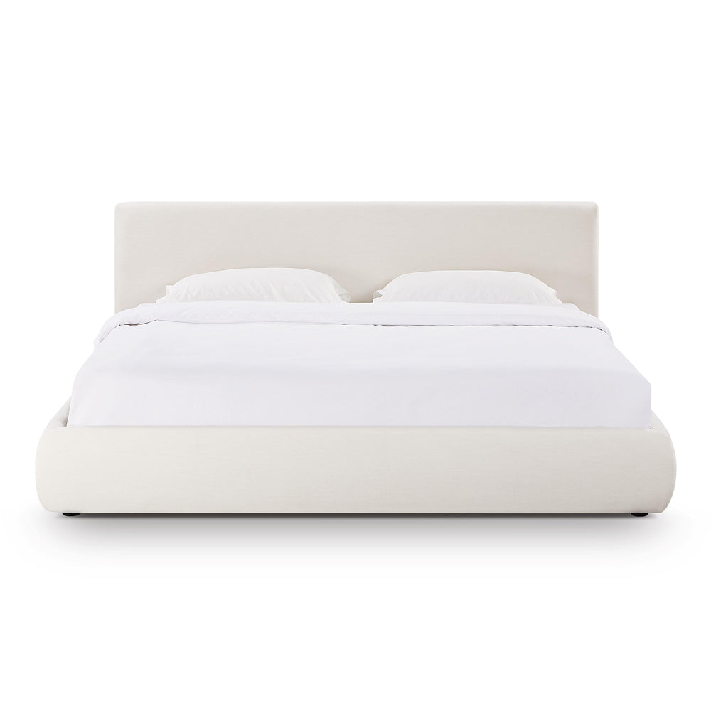 Isla Cream Upcycled Performance Linen Bed - King