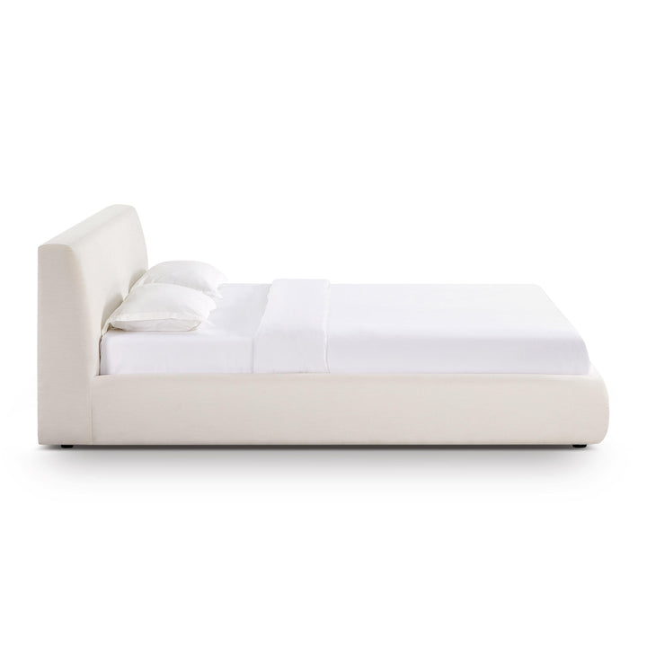 Isla Cream Upcycled Performance Linen Bed - King