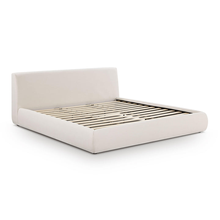 Isla Cream Upcycled Performance Linen Bed - King