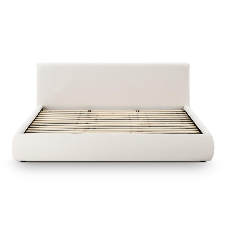 Isla Cream Upcycled Performance Linen Bed - King