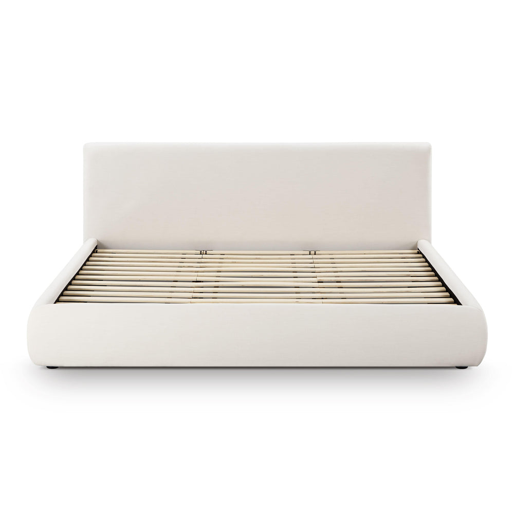 Isla Cream Upcycled Performance Linen Bed - King