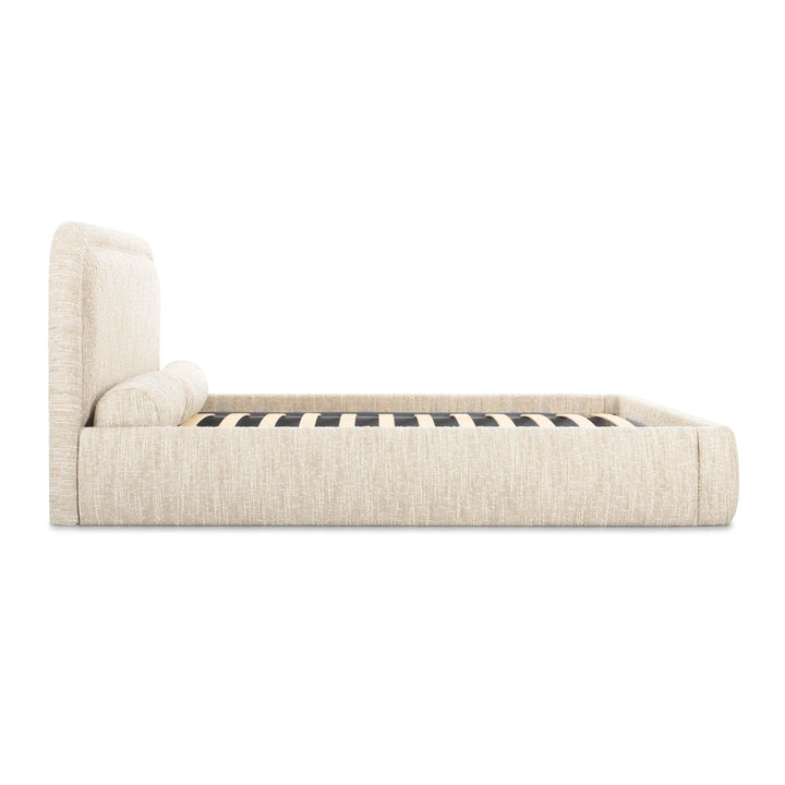 Murielle Taupe Textured Performance Boucle Bed - King