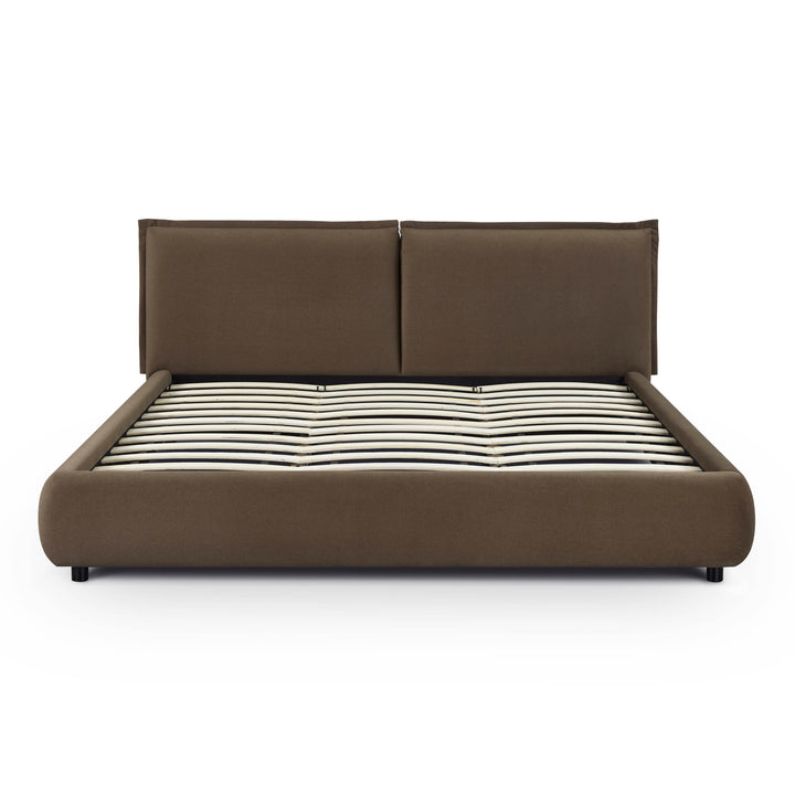 Mel Brown Performance Faux Mohair Velvet Bed - King