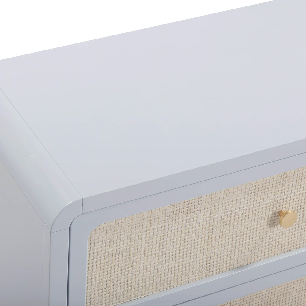 Patty 62" Rattan 6 Drawer Dresser