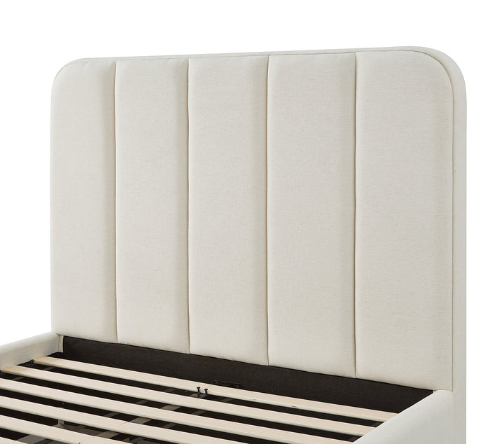 Parker Cream Performance Chenille Bed - Queen