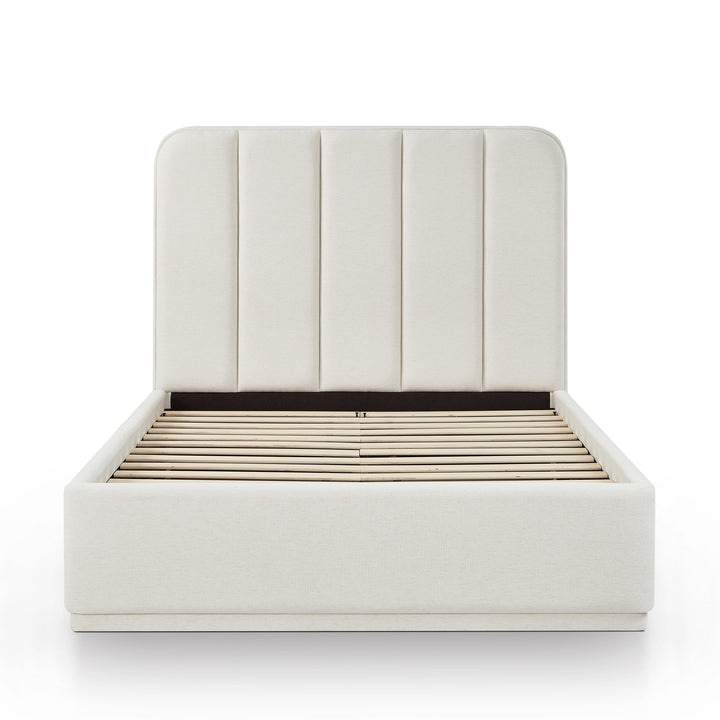 Parker Cream Performance Chenille Bed - Queen