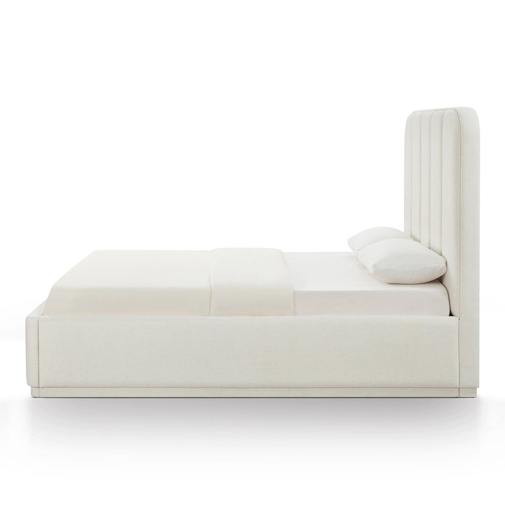 Parker Cream Performance Chenille Bed - Queen