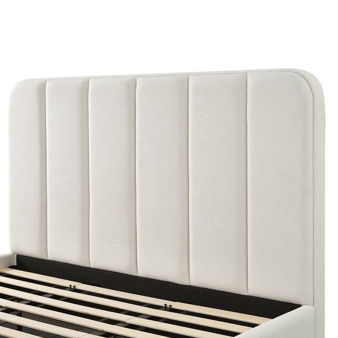 Parker Cream Performance Chenille Bed - King
