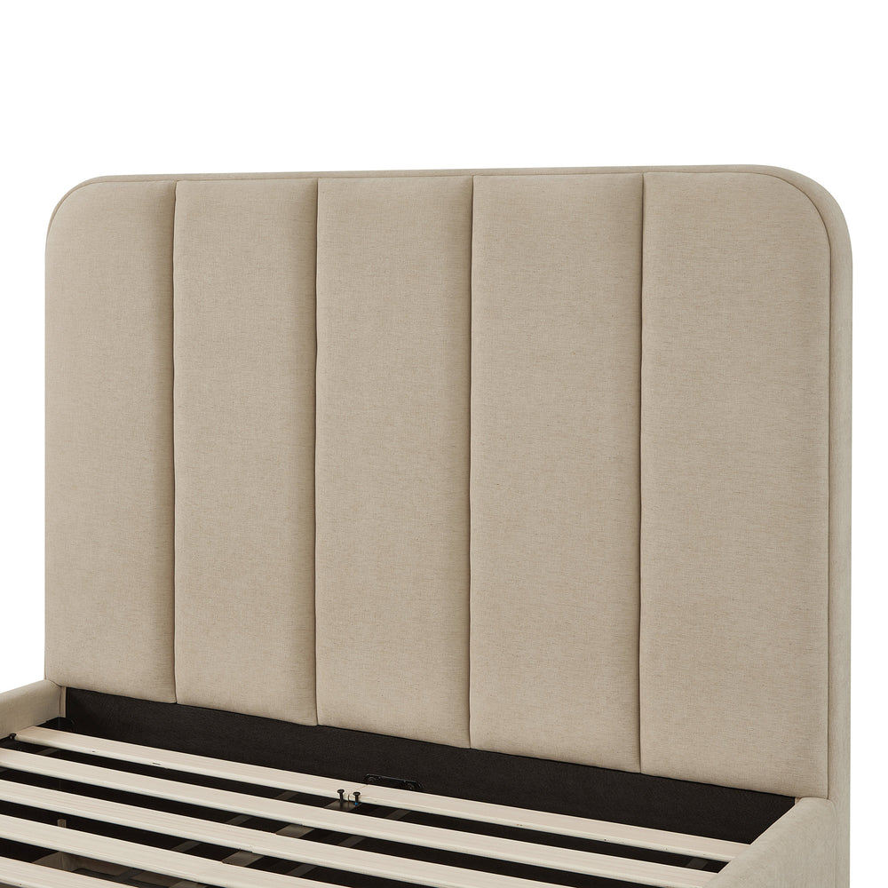 Parker Tan Performance Chenille Bed - Queen