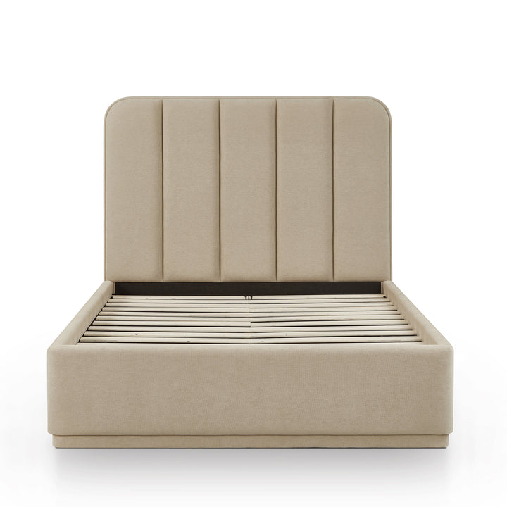 Parker Tan Performance Chenille Bed - Queen