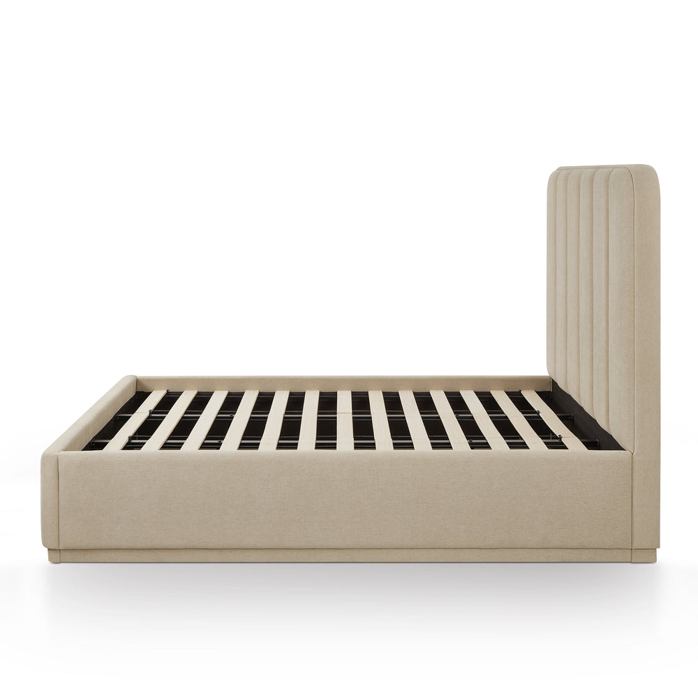Parker Tan Performance Chenille Bed - Queen