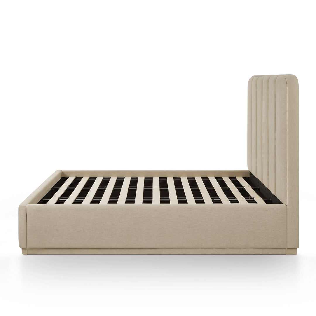 Parker Tan Performance Chenille Bed - Queen