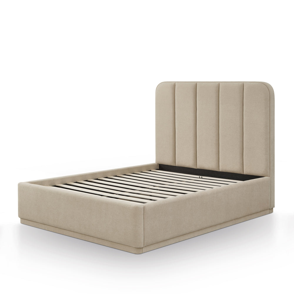 Parker Tan Performance Chenille Bed - Queen