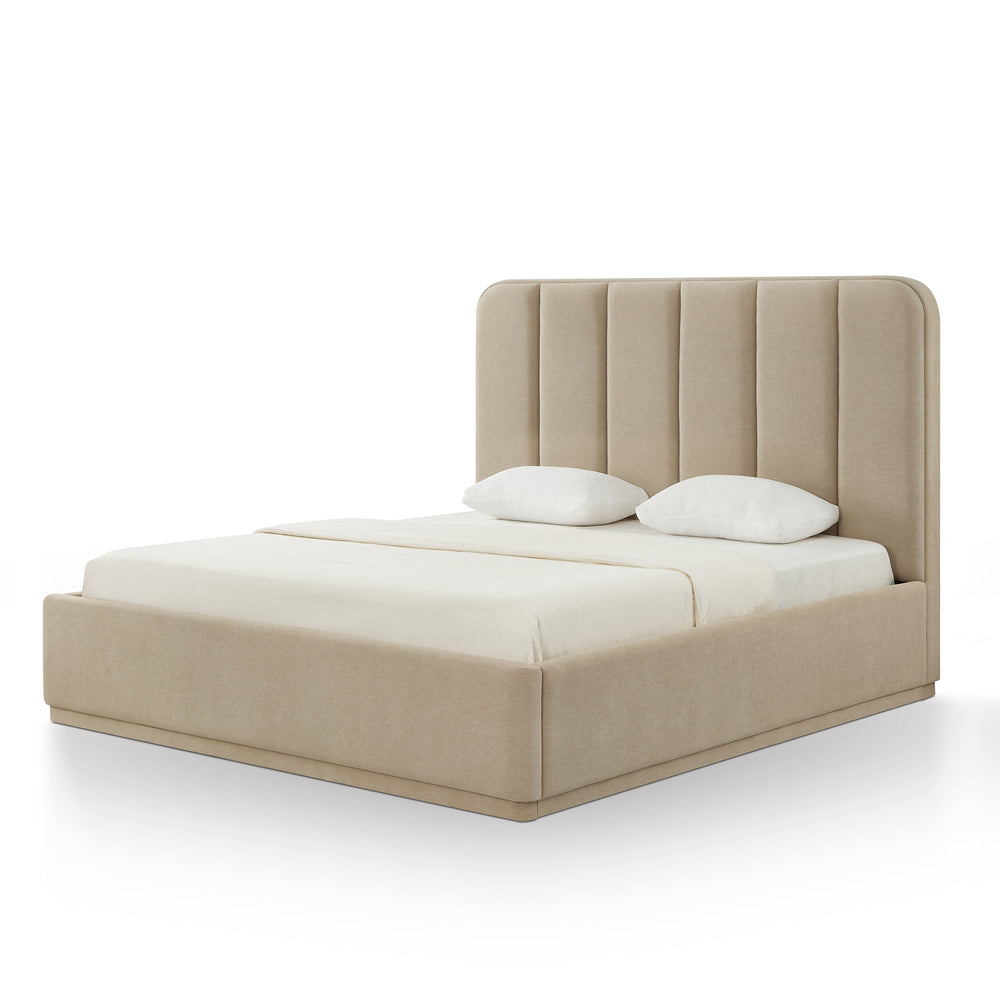 Parker Tan Performance Chenille Bed - King