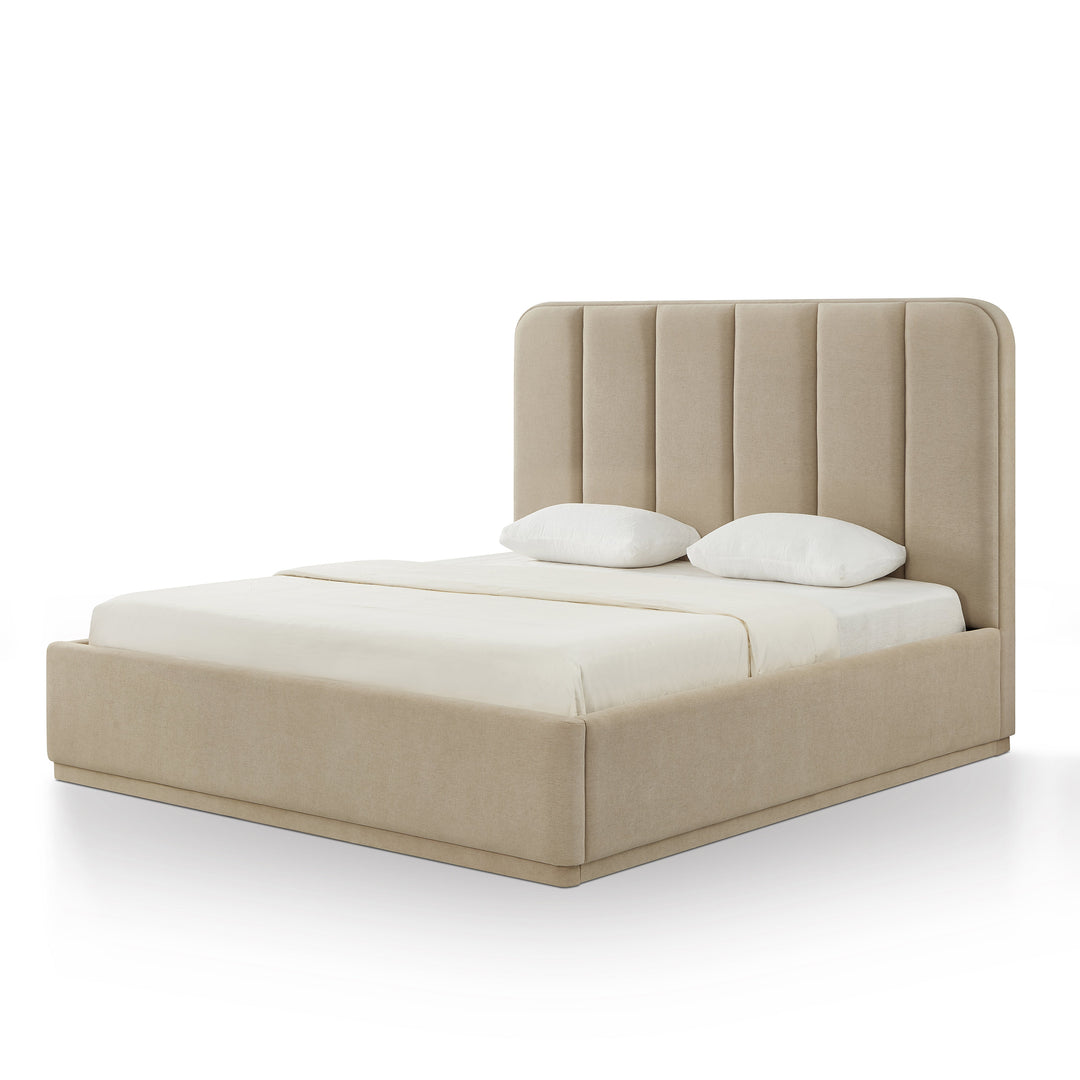Parker Tan Performance Chenille Bed - King