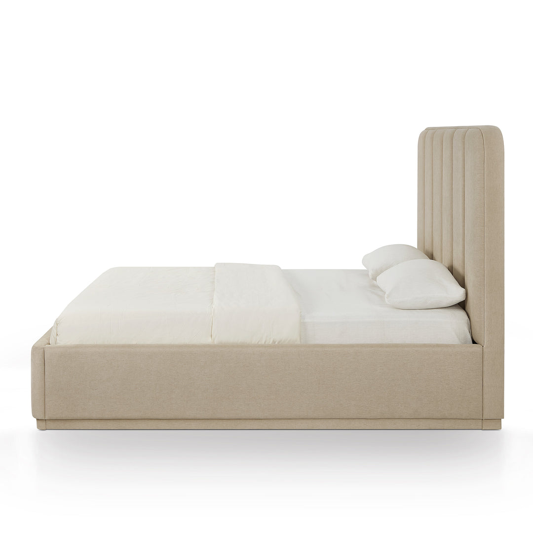 Parker Tan Performance Chenille Bed - King