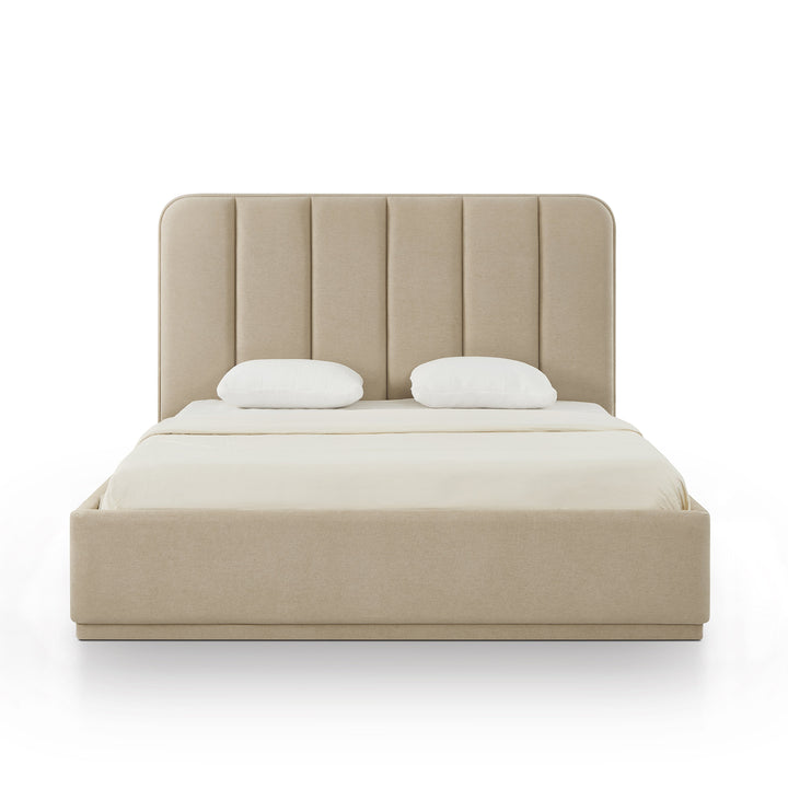Parker Tan Performance Chenille Bed - King
