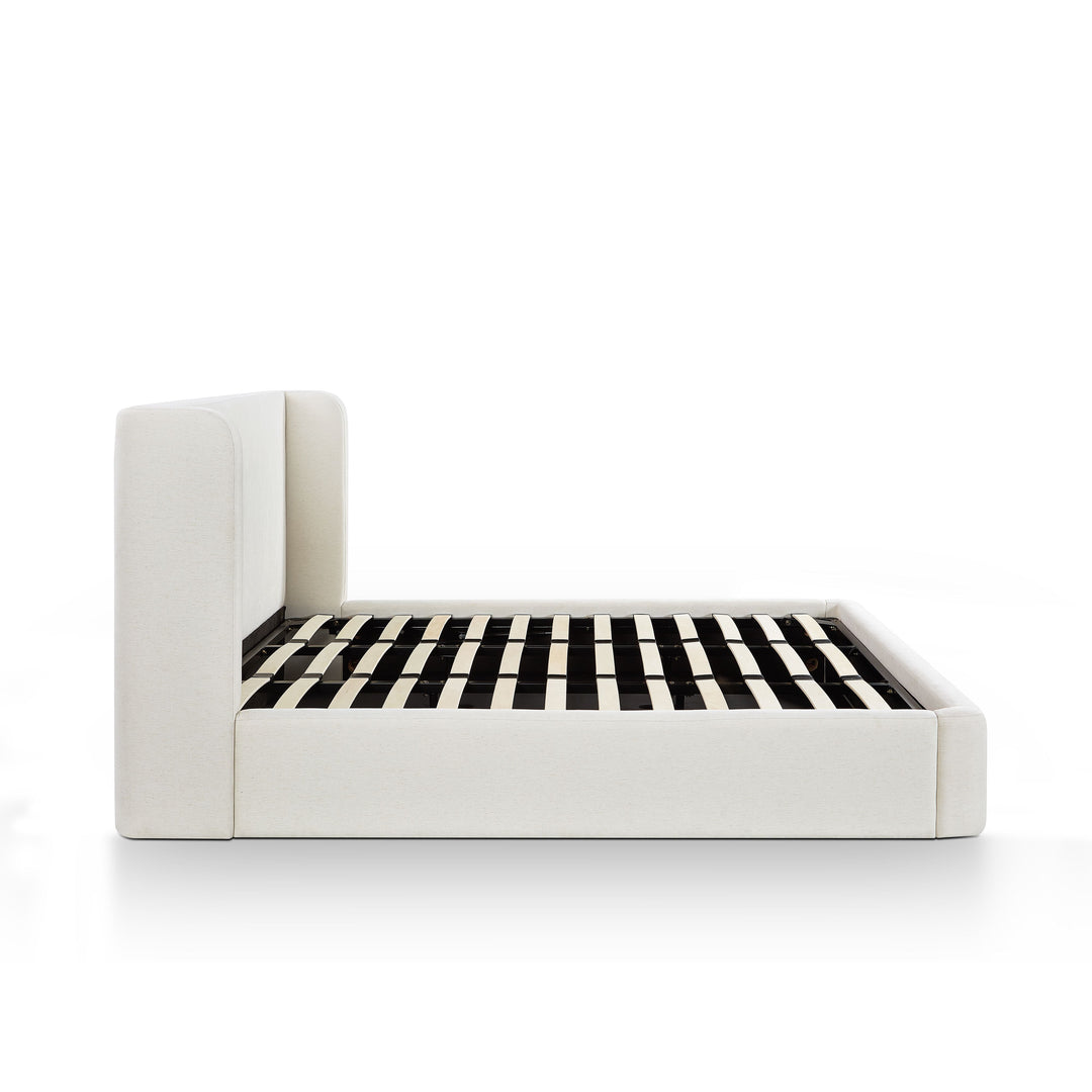 Harmony Cream Performance Chenille Storage Bed - King