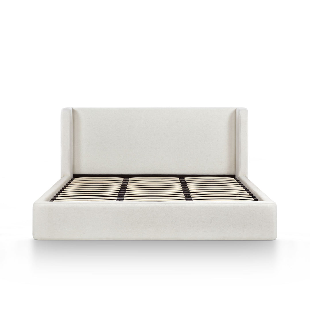 Harmony Cream Performance Chenille Storage Bed - King