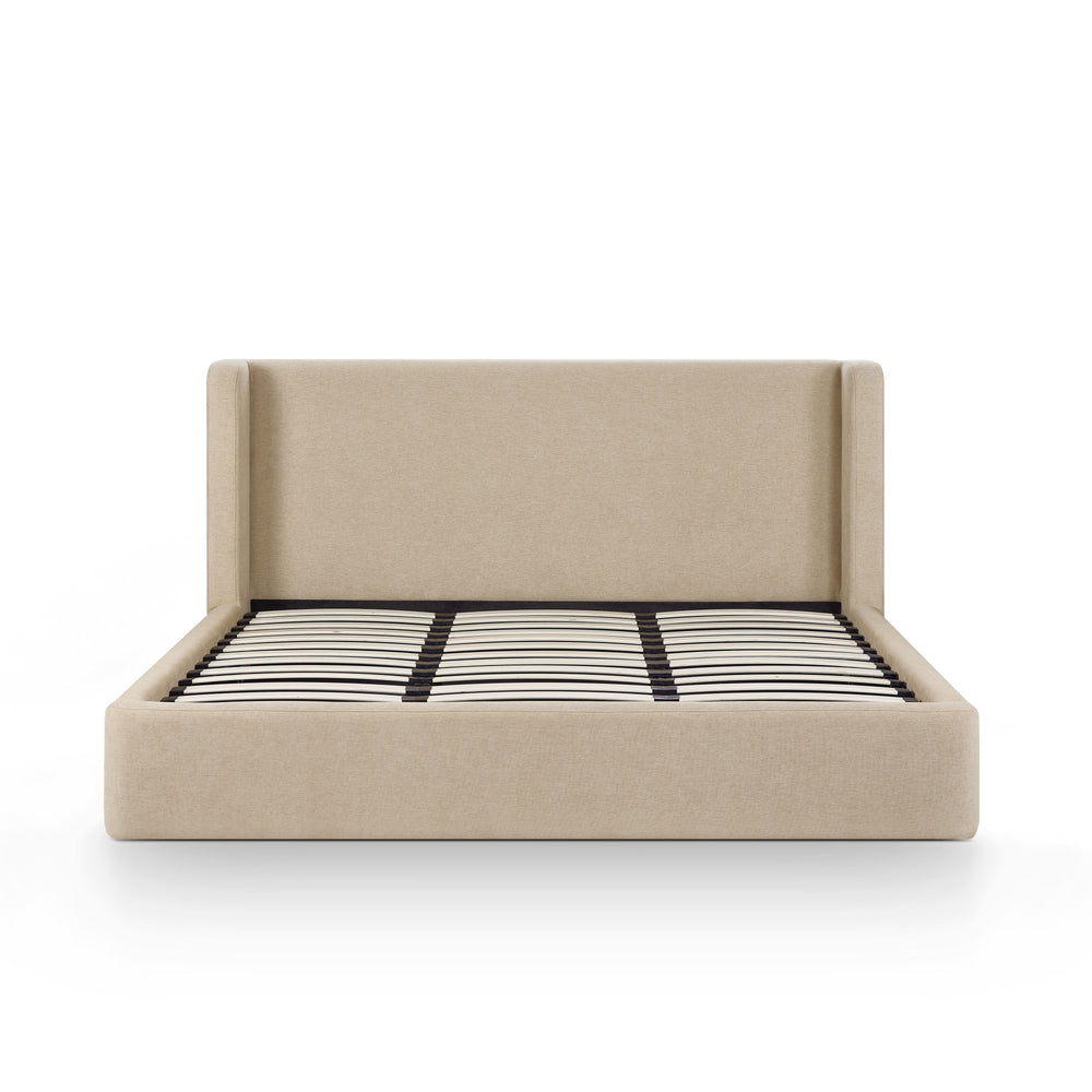 Harmony Tan Performance Chenille Storage Bed - King