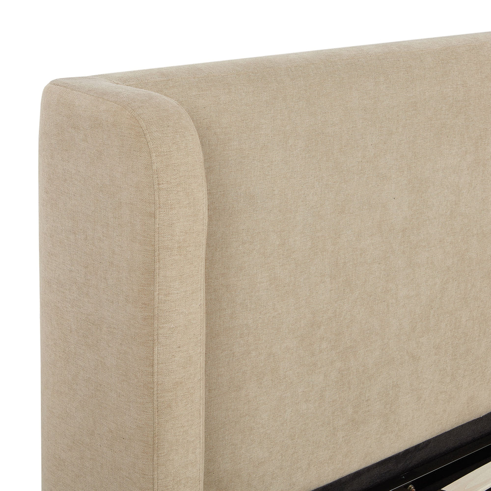 Harmony Tan Performance Chenille Storage Bed - King