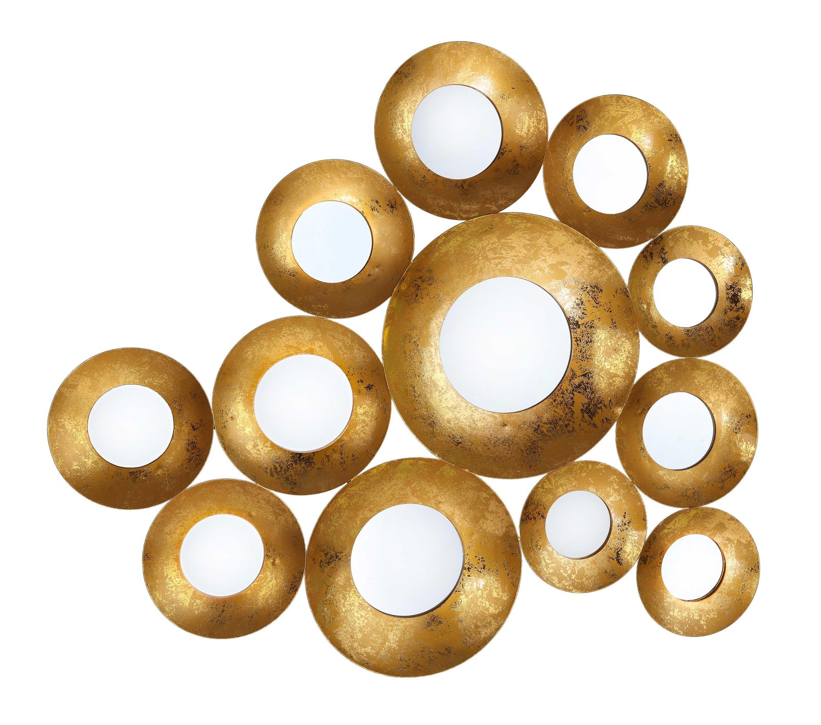 TOV Furniture Vivid 29"X30" Gold Mirror
