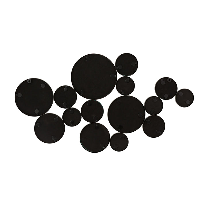 Zoha 46"X25" Black Wall Mirror