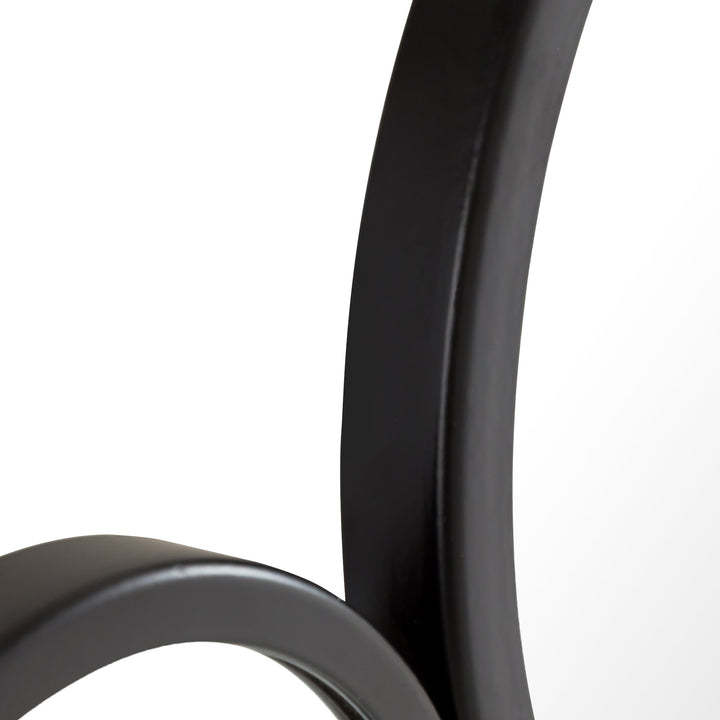 Zoha 46"X25" Black Wall Mirror