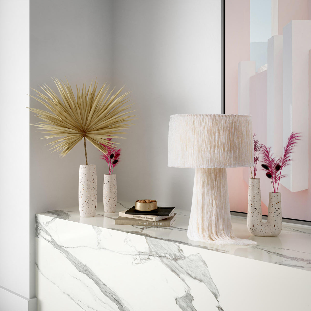 Terrazzo Concrete Vase - Small