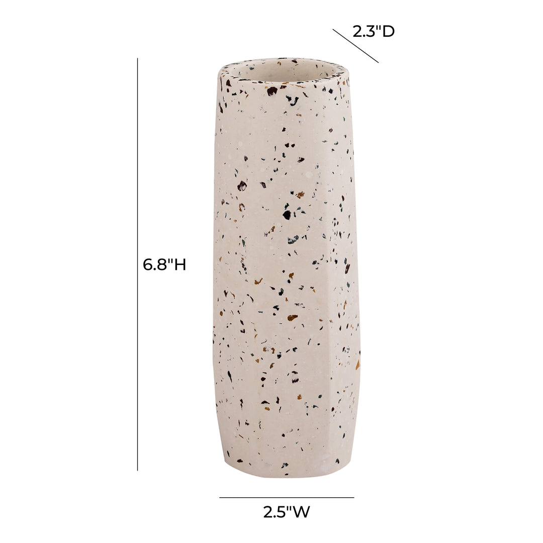 Terrazzo Concrete Vase - Small
