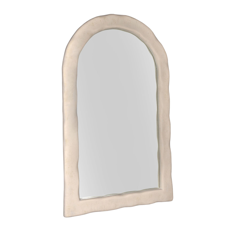 Kaia 48"X79" Cream Textured Floor Mirror