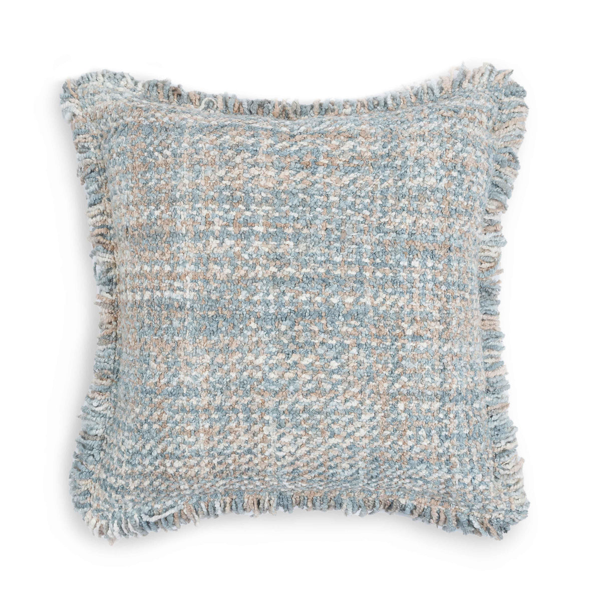 Frazzle 22.5" Textured Square Throw Pillow Cover - Multi / Pillow Cover Only
