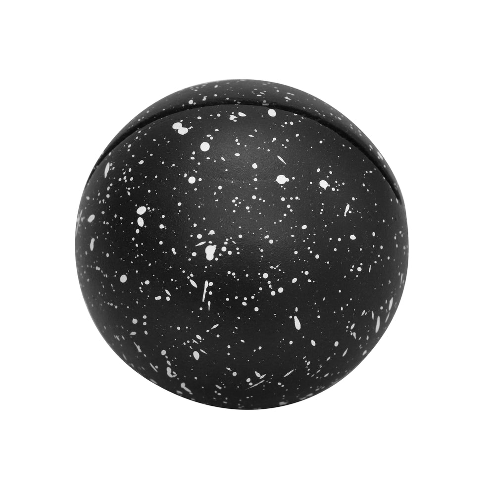 Gabby Black Speckled Round Card Holder - Set of 4