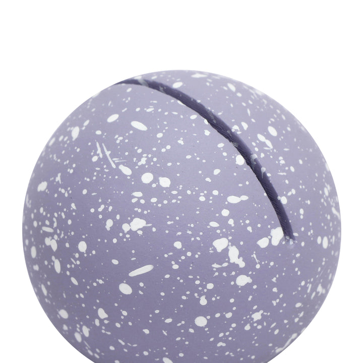Gabby Purple Speckled Round Card Holder - Set of 4